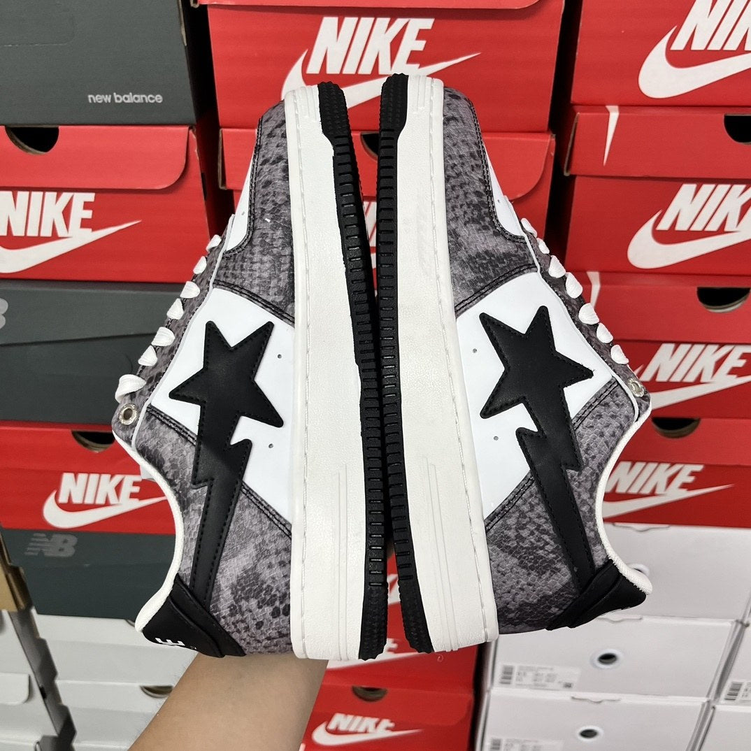 Bape Sta Grey Snakeskin