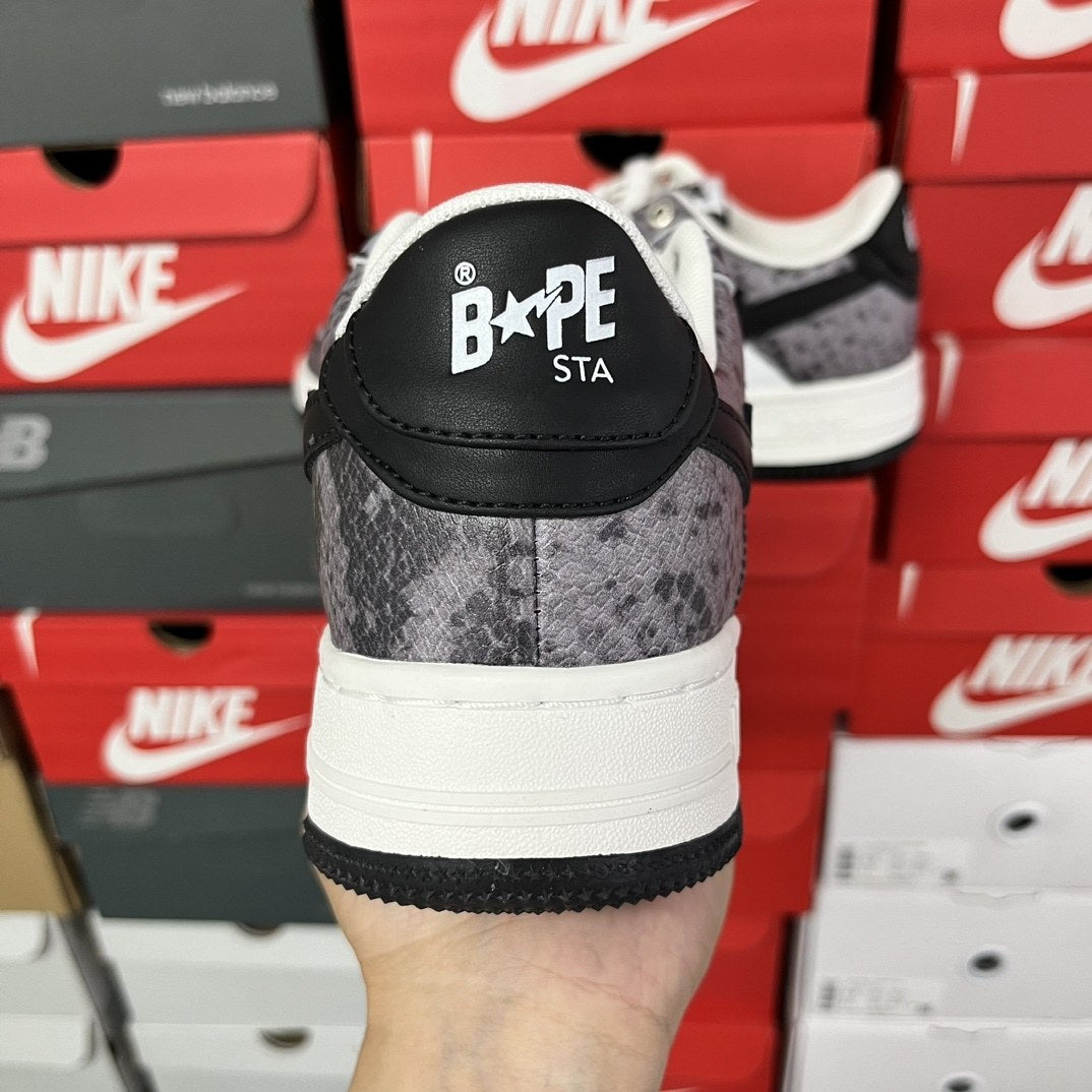 Bape Sta Grey Snakeskin