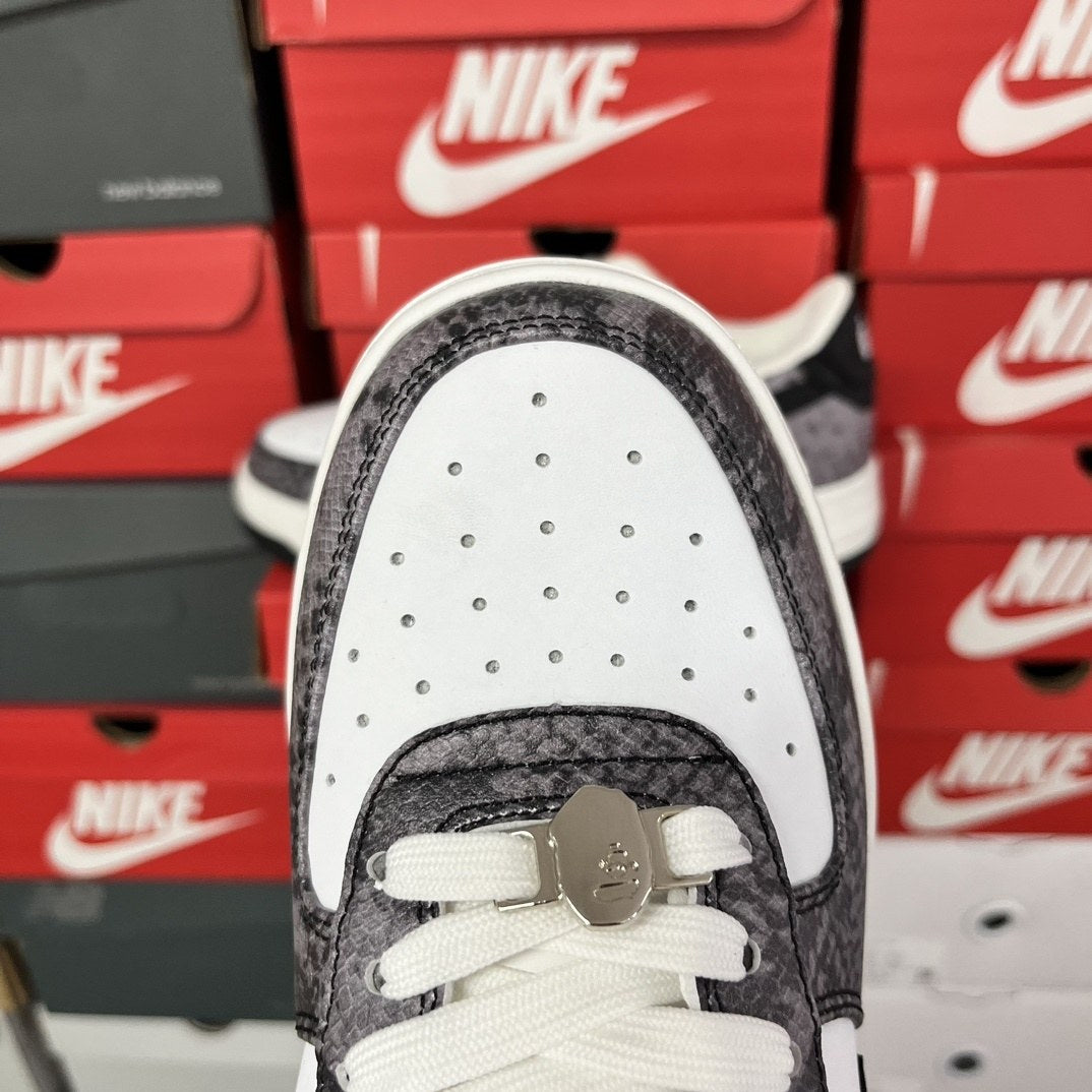 Bape Sta Grey Snakeskin