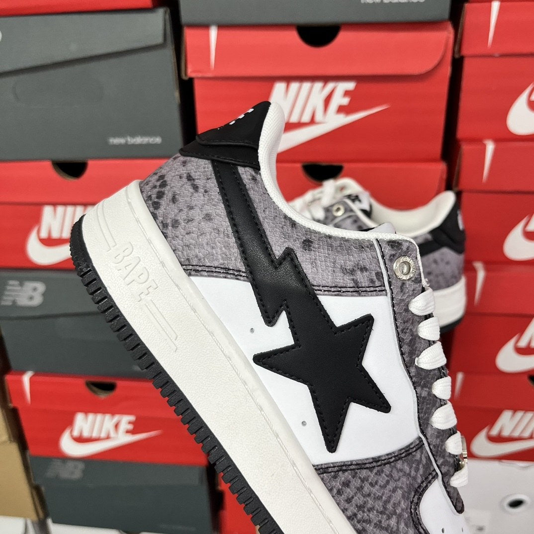 Bape Sta Grey Snakeskin