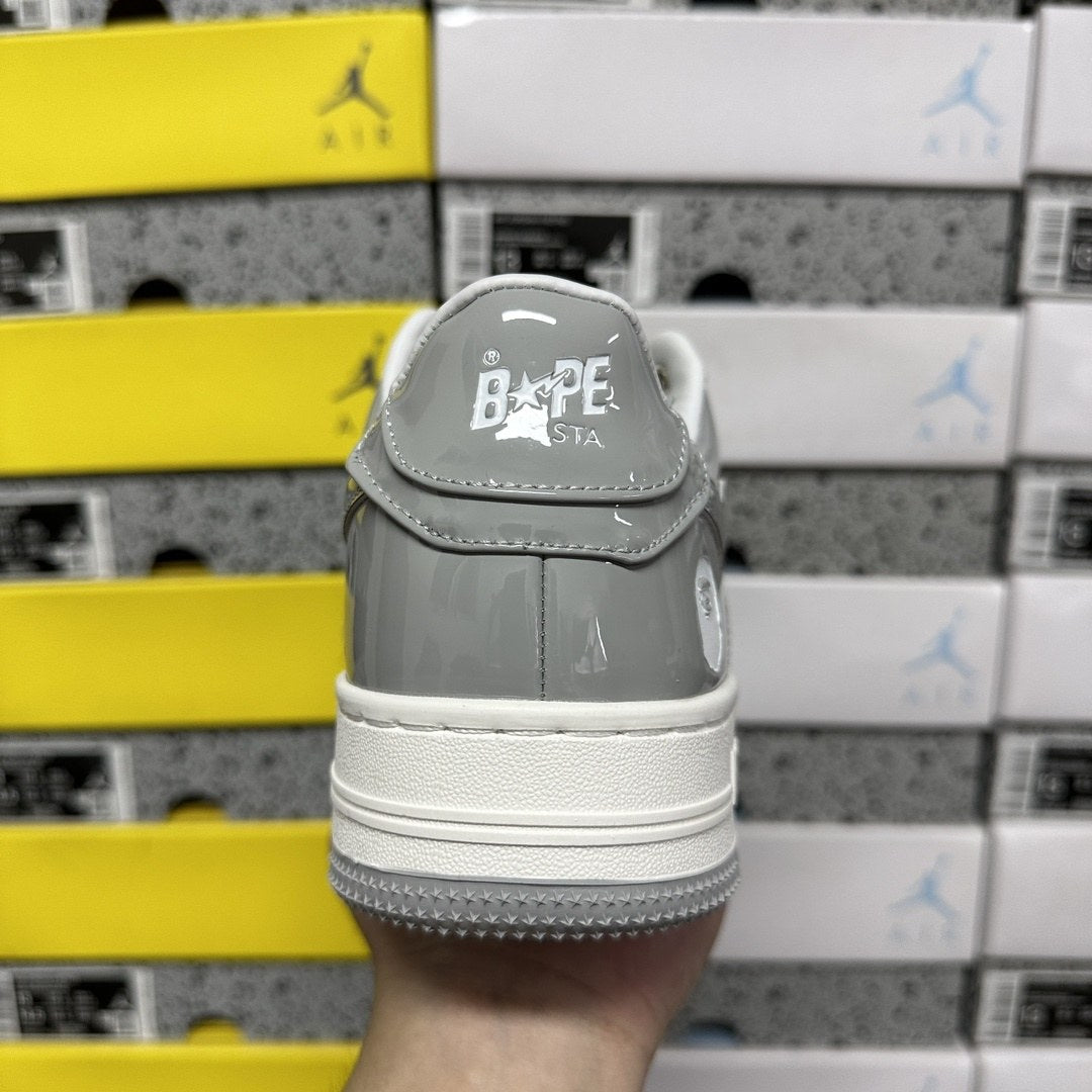 Bape Sta Grey White