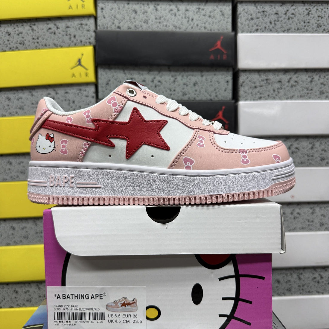 Bape Sta Hello Kitty Pink