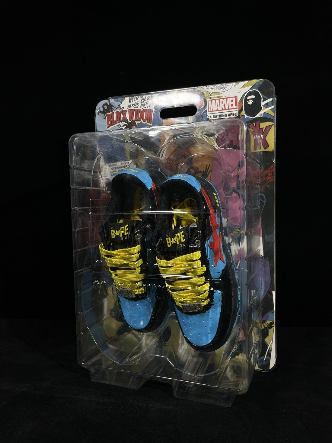 Bape Sta Marvel Black Blue Red
