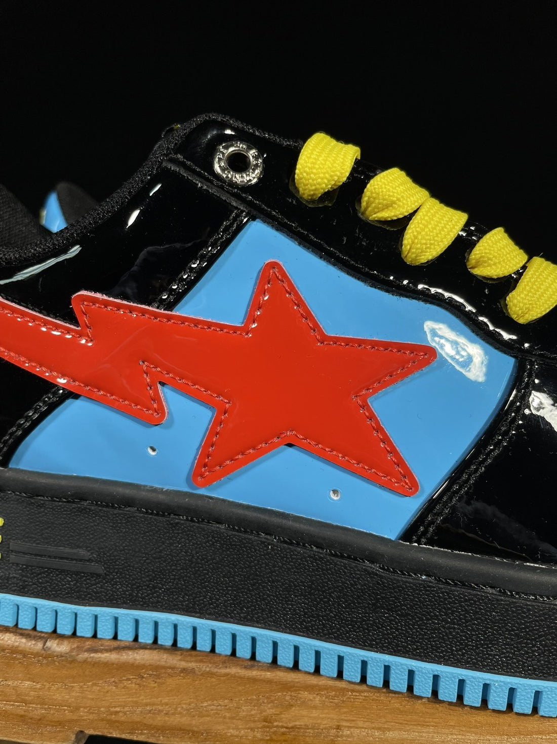 Bape Sta Marvel Black Blue Red