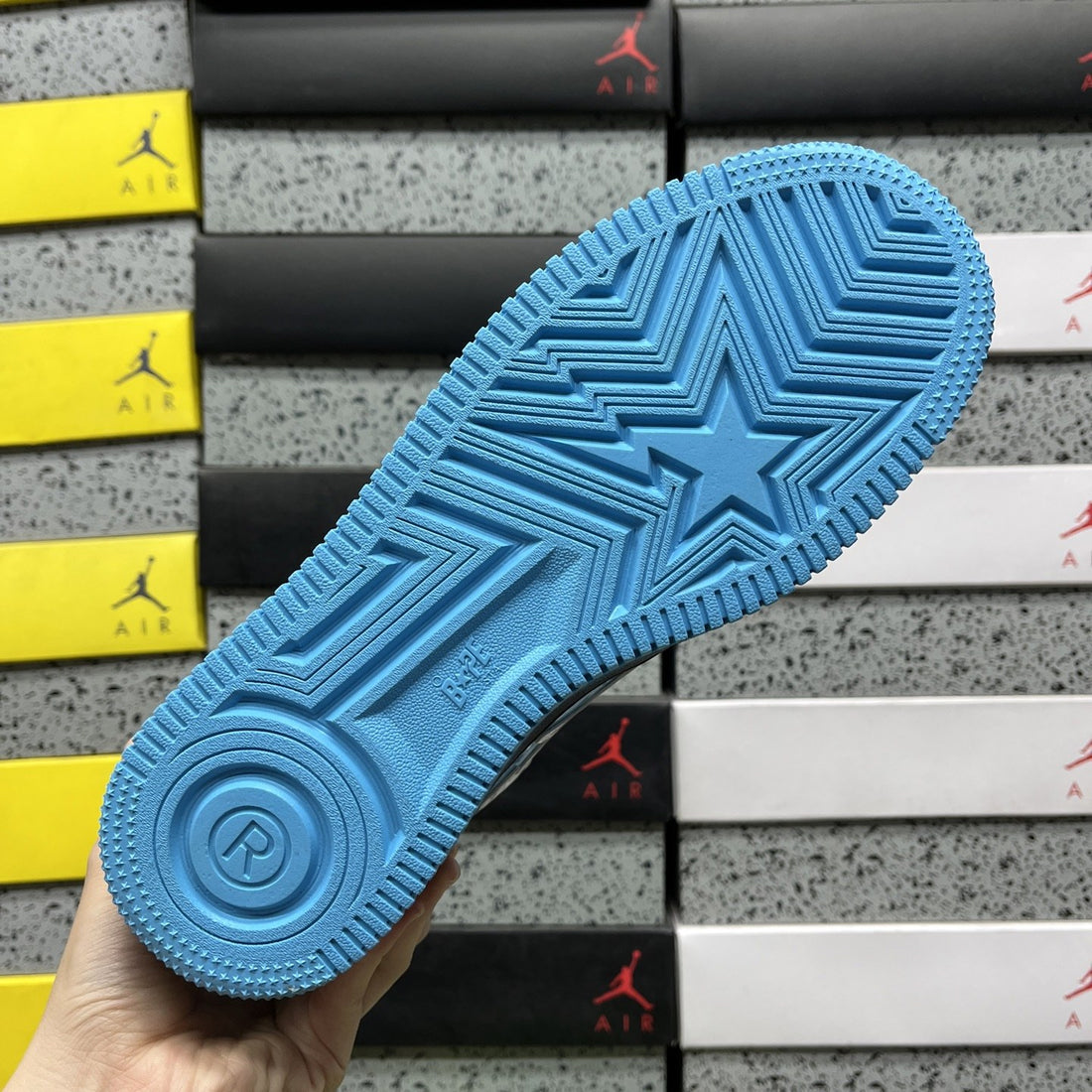 Bape Sta Marvel Black Blue White
