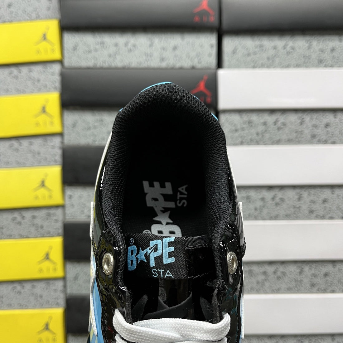 Bape Sta Marvel Black Blue White