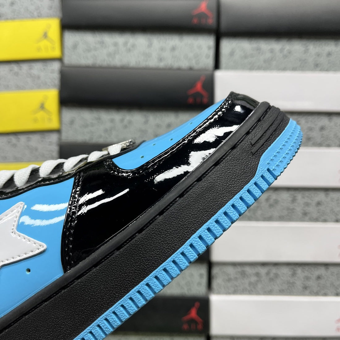 Bape Sta Marvel Black Blue White