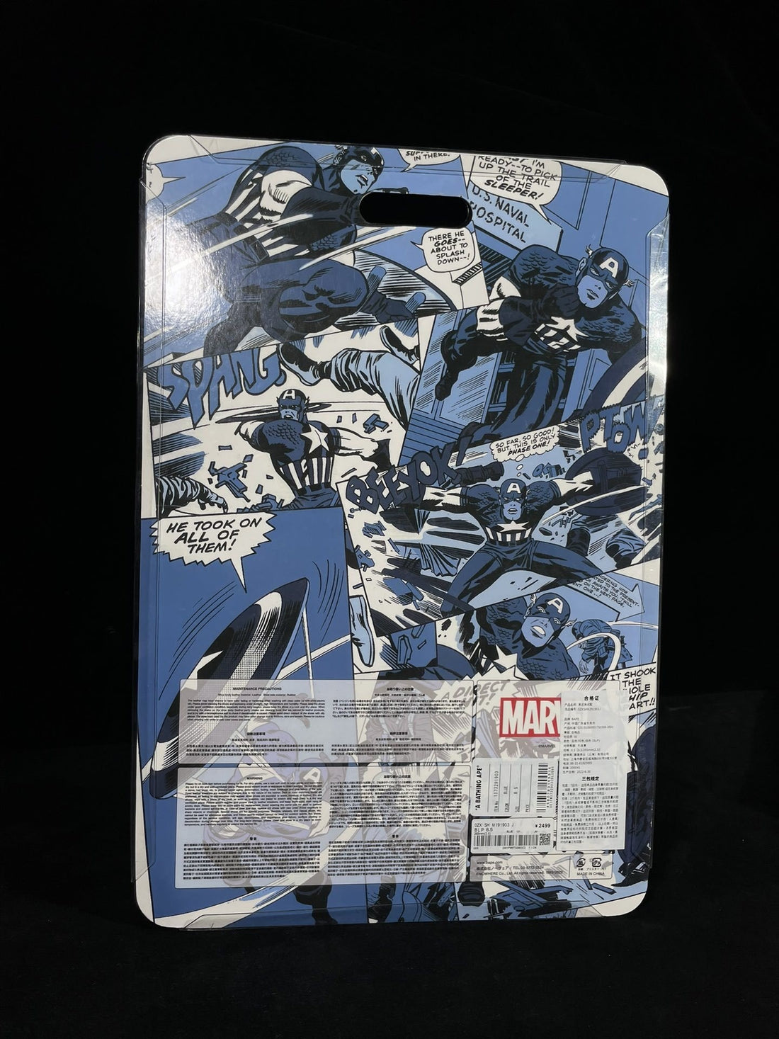 Bape Sta Marvel Captain America Blue