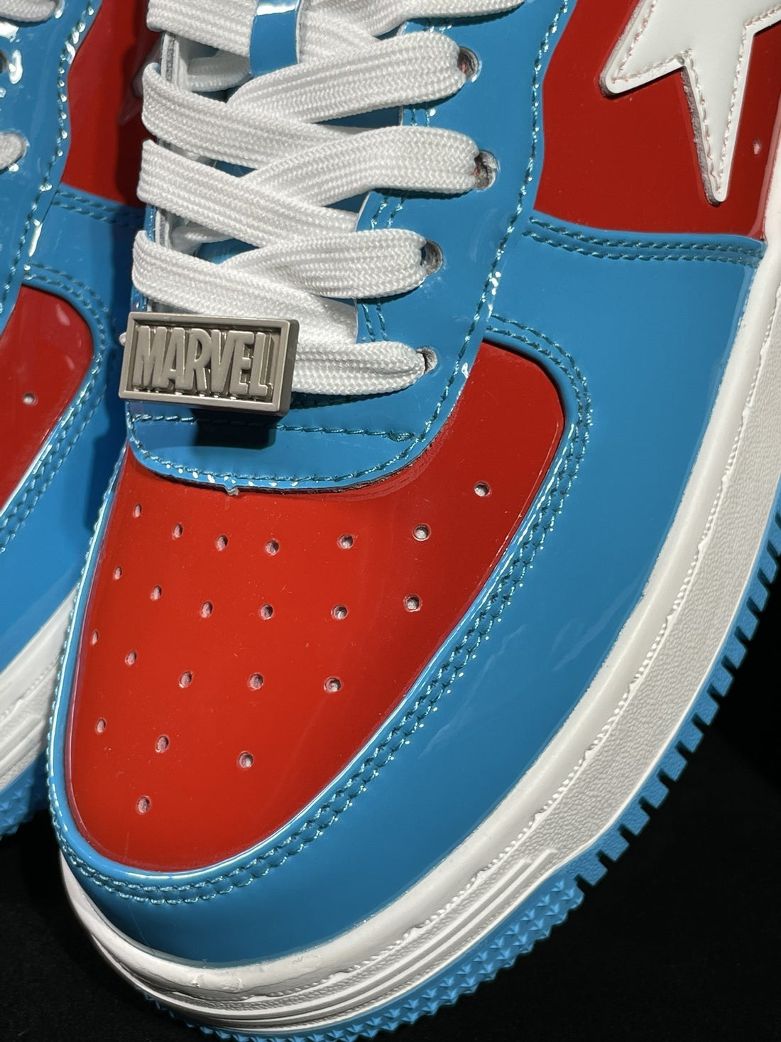 Bape Sta Marvel Captain America Blue