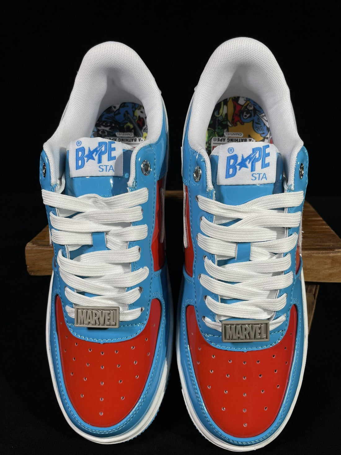 Bape Sta Marvel Captain America Blue