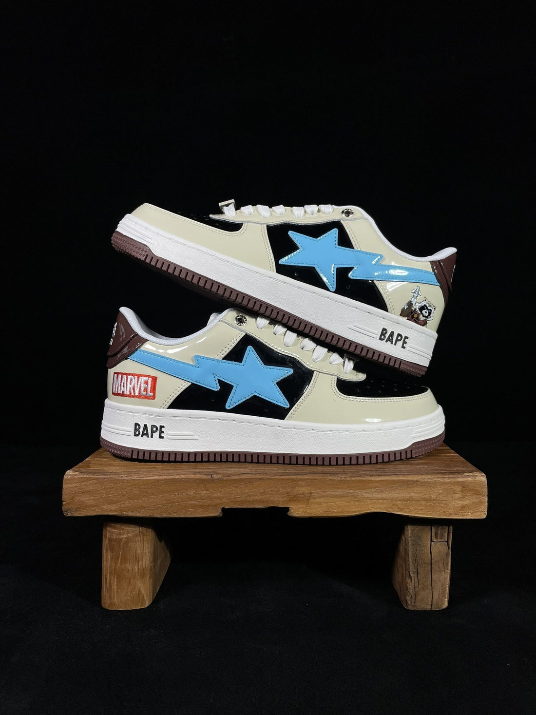 Bape Sta Marvel Cream Blue