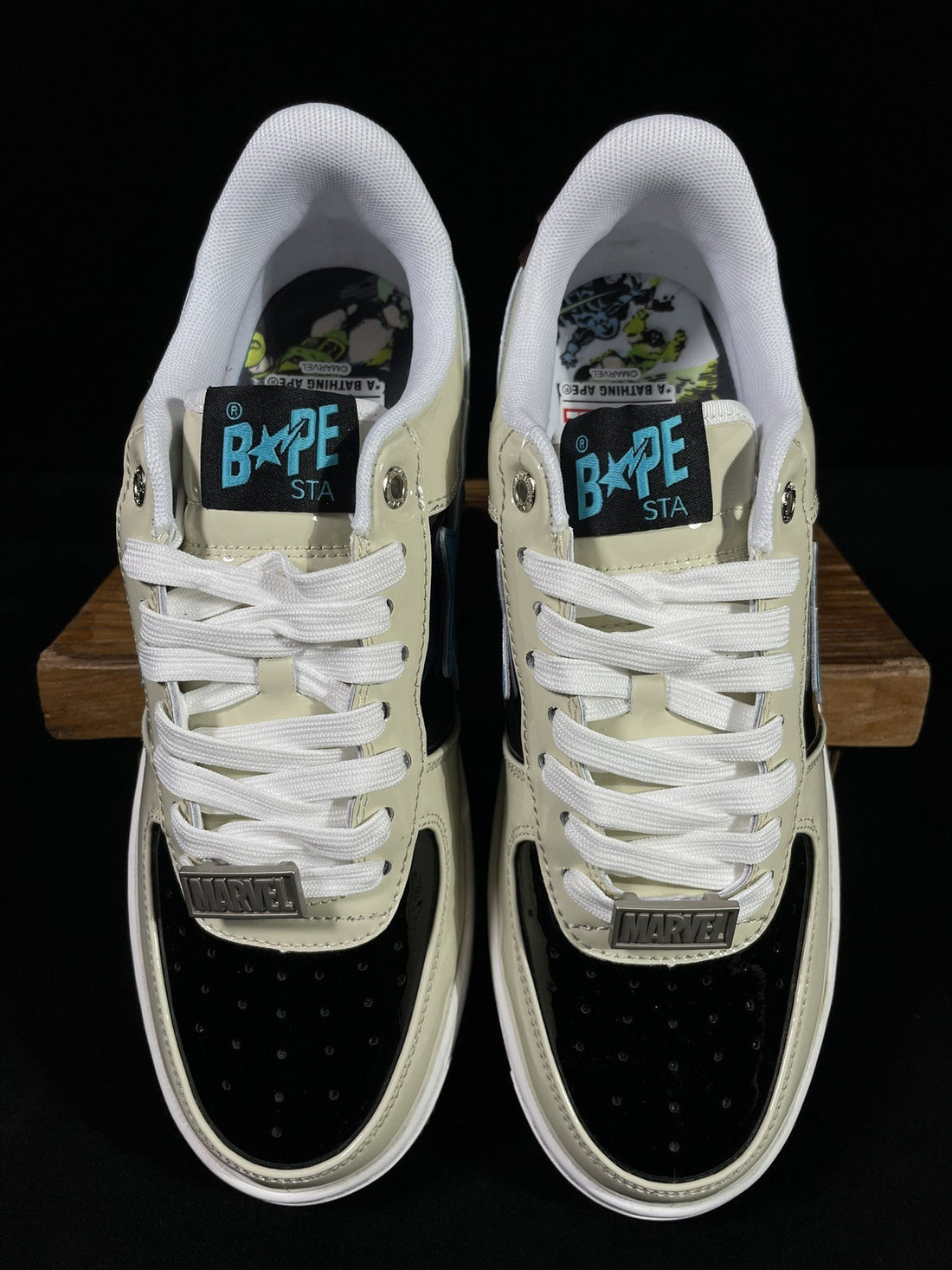 Bape Sta Marvel Cream Blue