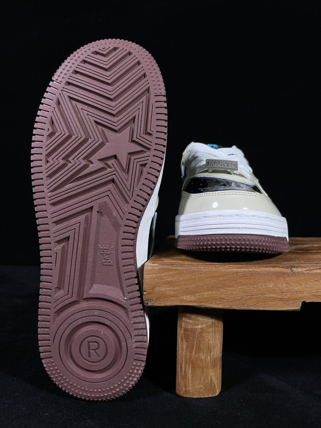 Bape Sta Marvel Cream Blue