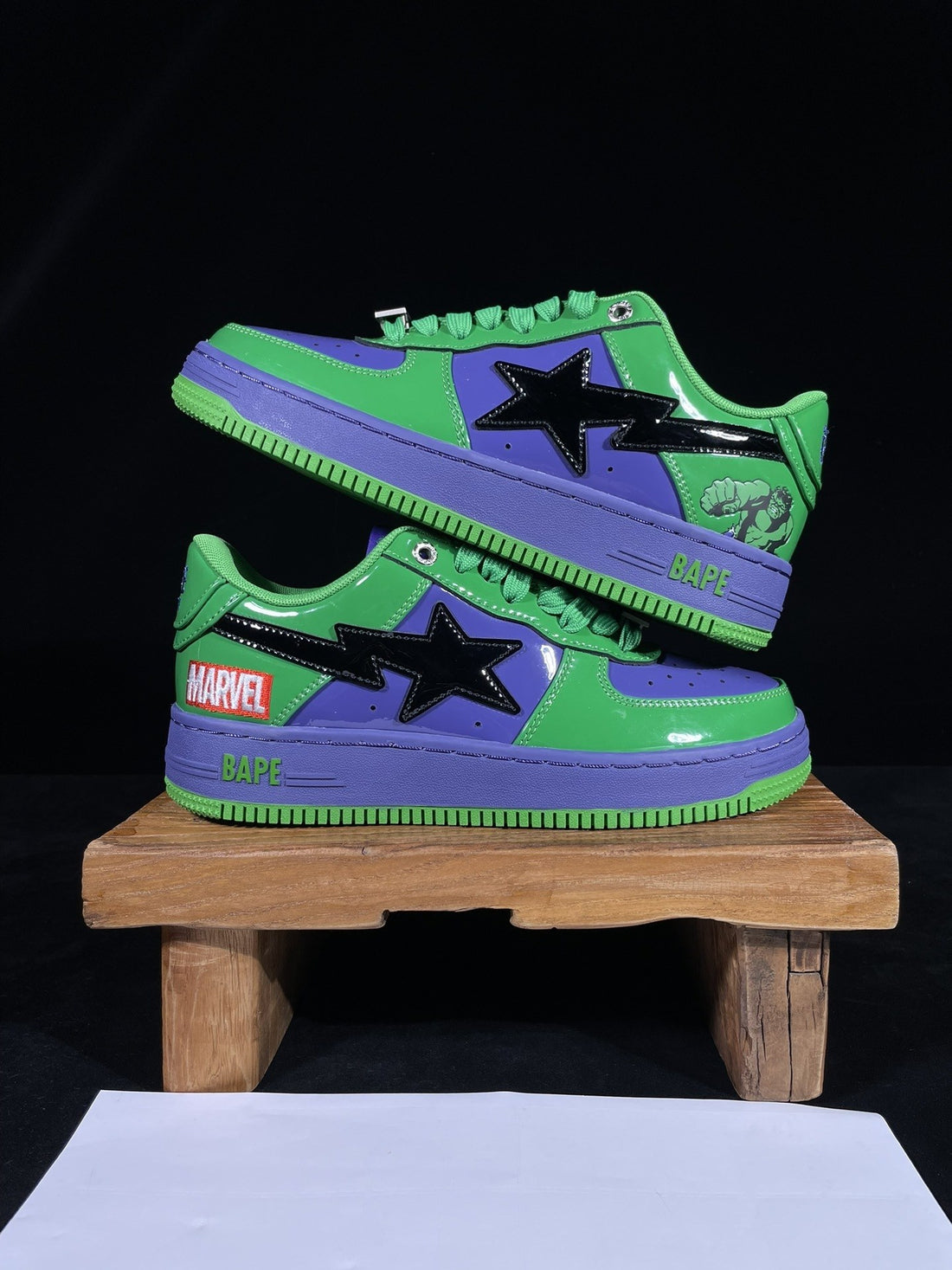 Bape Sta Marvel Hulk Purple Green