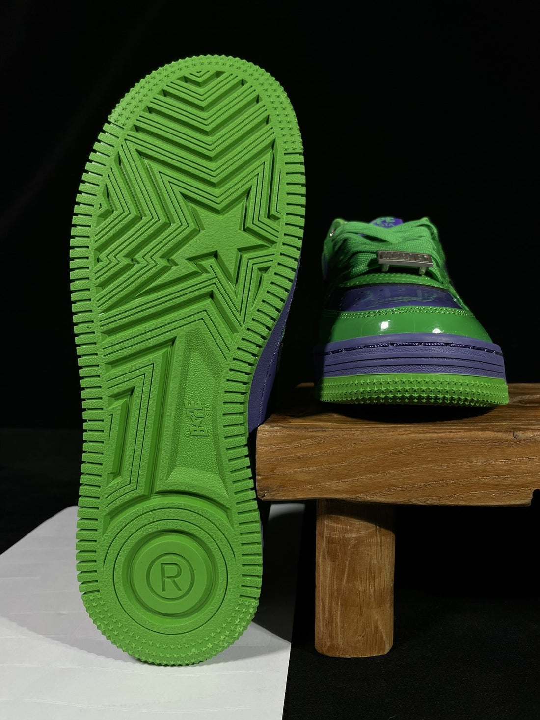 Bape Sta Marvel Hulk Purple Green
