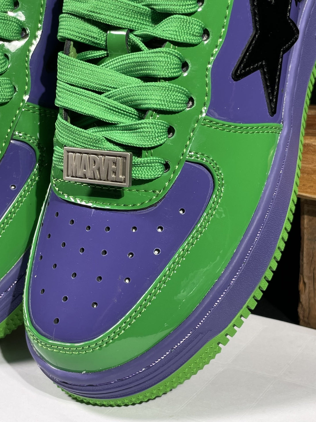 Bape Sta Marvel Hulk Purple Green