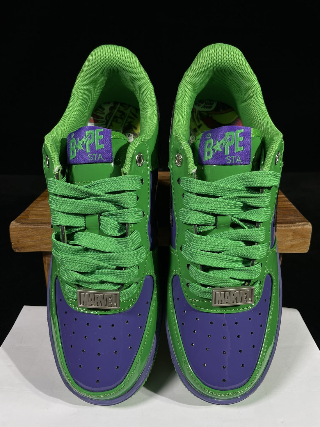 Bape Sta Marvel Hulk Purple Green