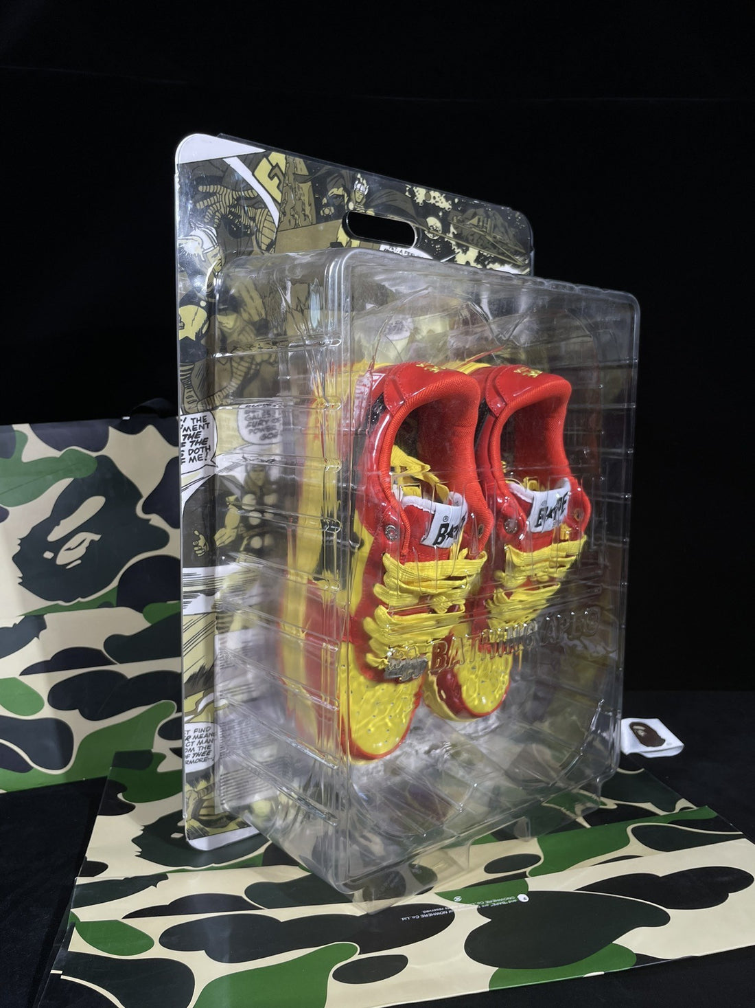Bape Sta Marvel Iron Man Red