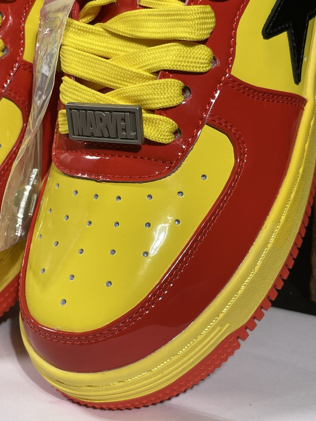Bape Sta Marvel Iron Man Red