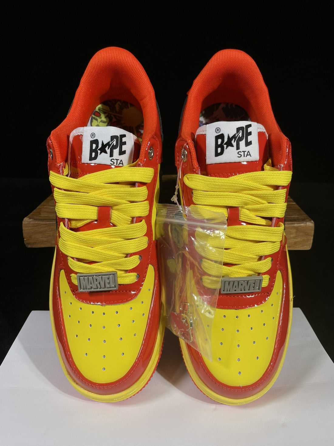 Bape Sta Marvel Iron Man Red
