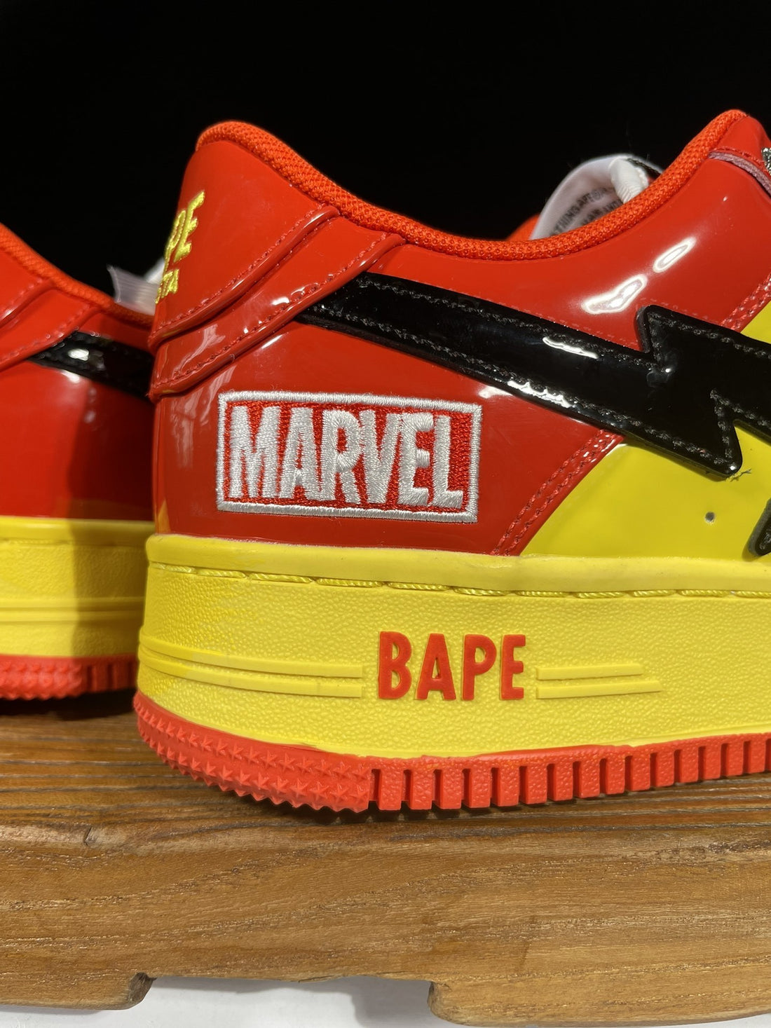 Bape Sta Marvel Iron Man Red