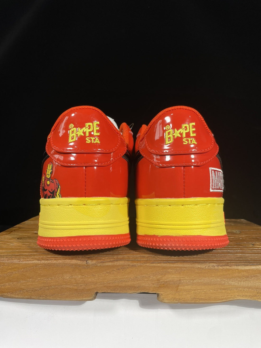 Bape Sta Marvel Iron Man Red