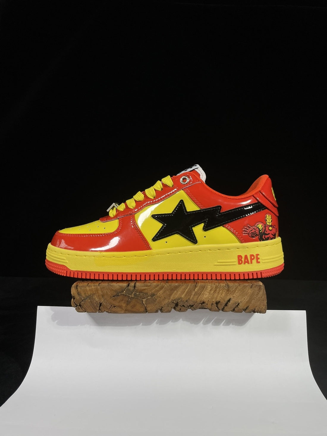 Bape Sta Marvel Iron Man Red