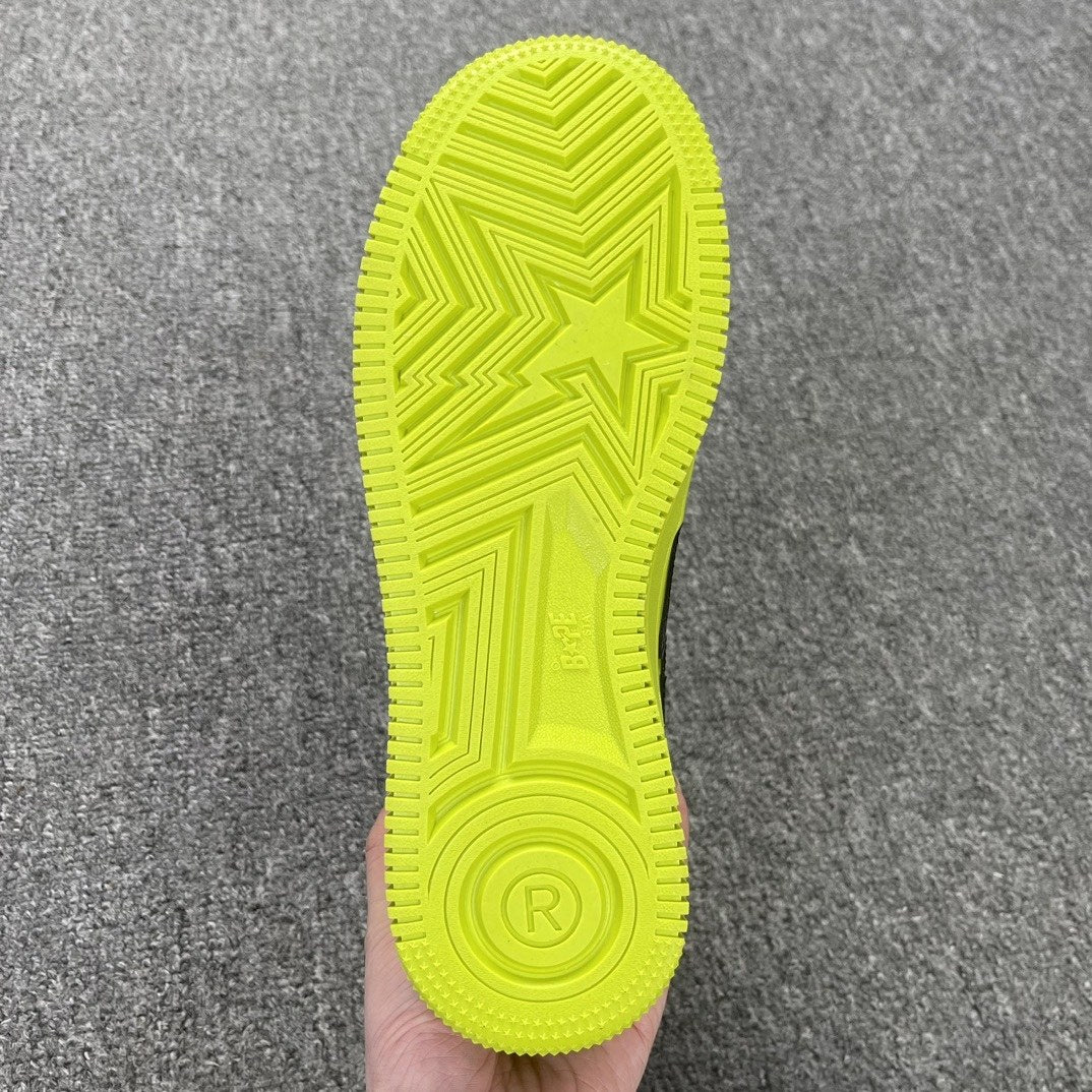 Bape Sta Neon Green Patent