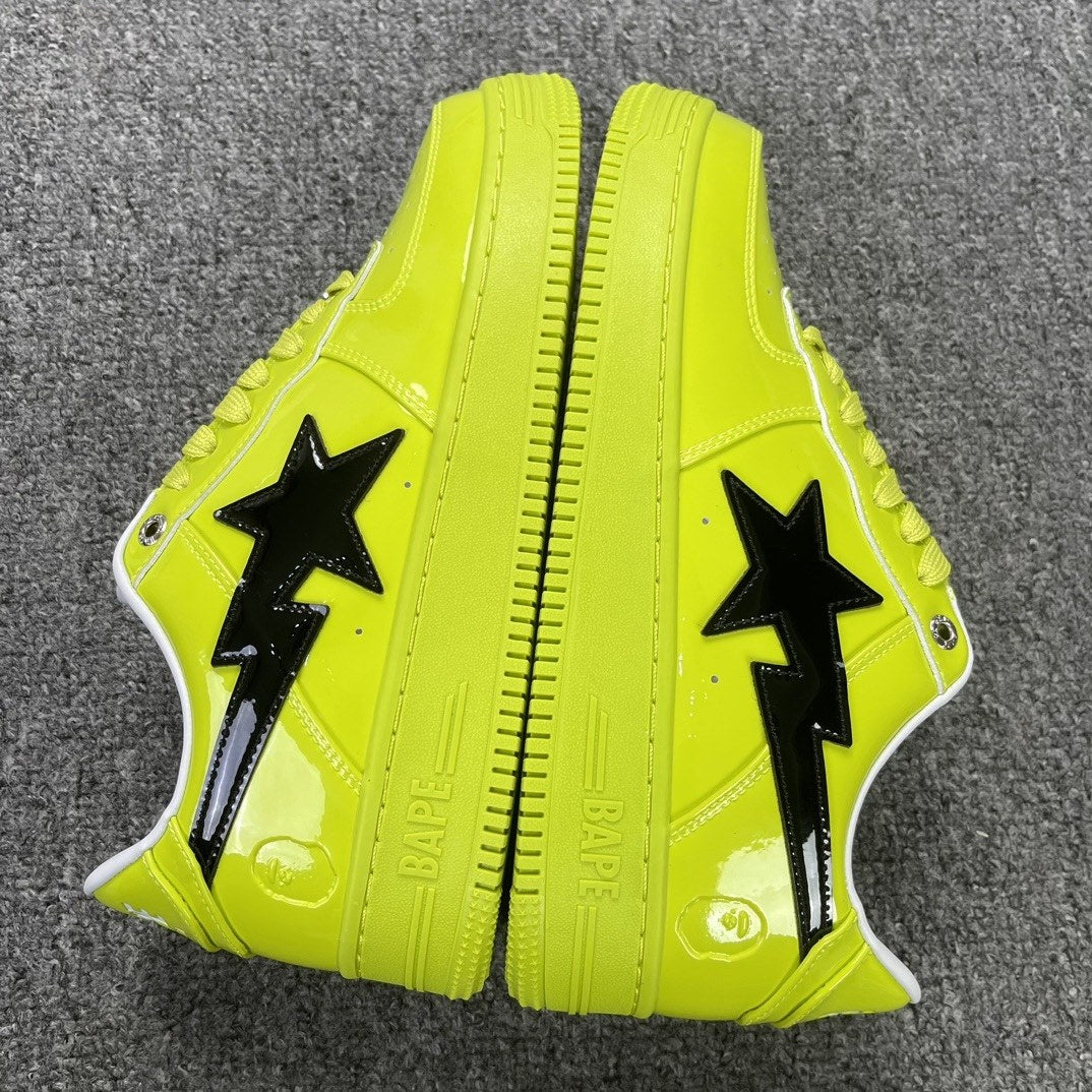 Bape Sta Neon Green Patent