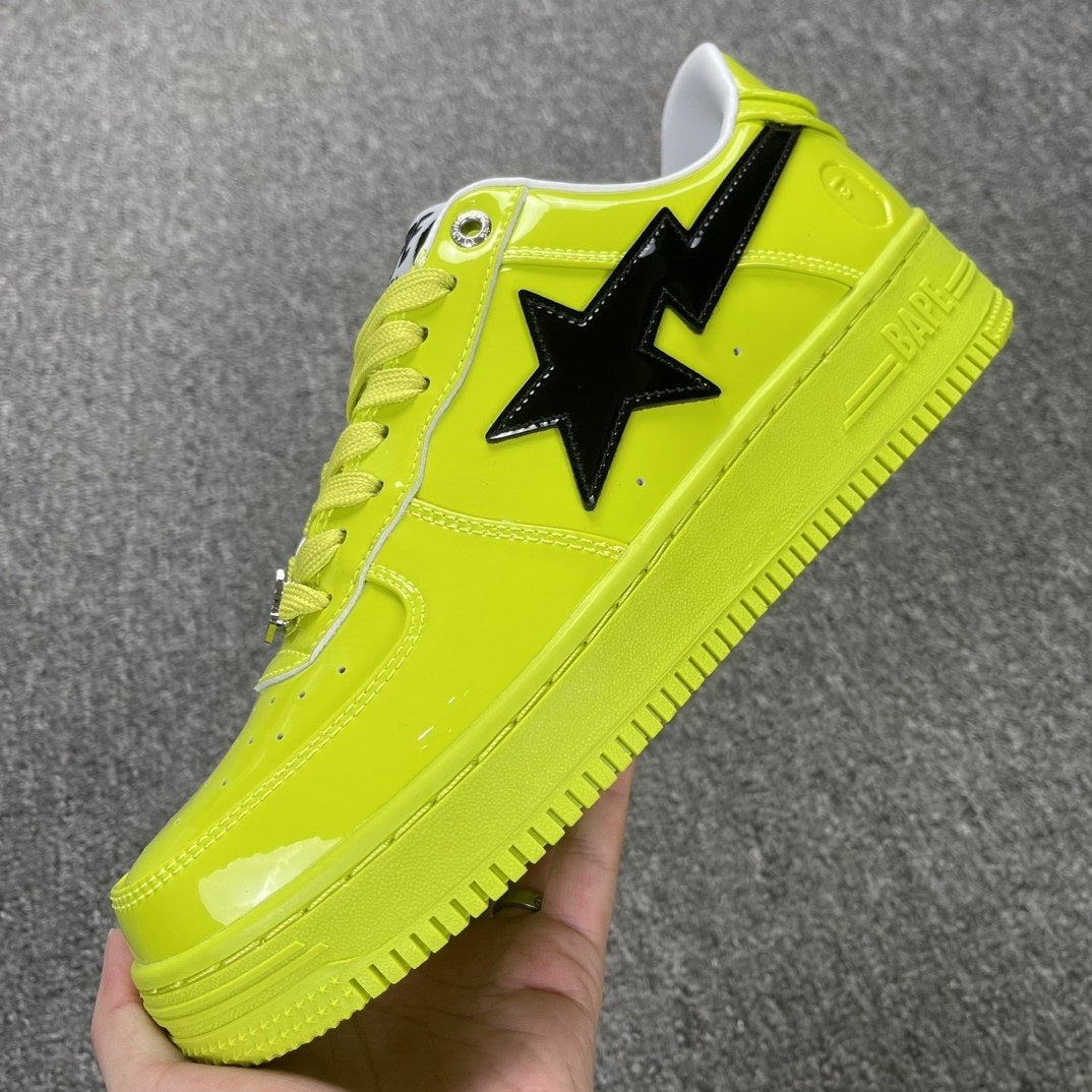Bape Sta Neon Green Patent
