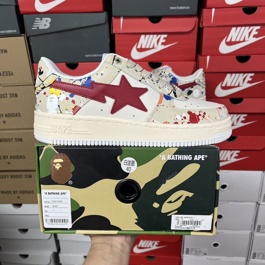 Bape Sta Paint Splatter