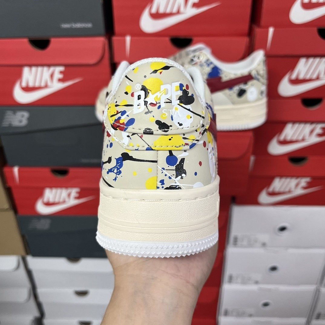 Bape Sta Paint Splatter
