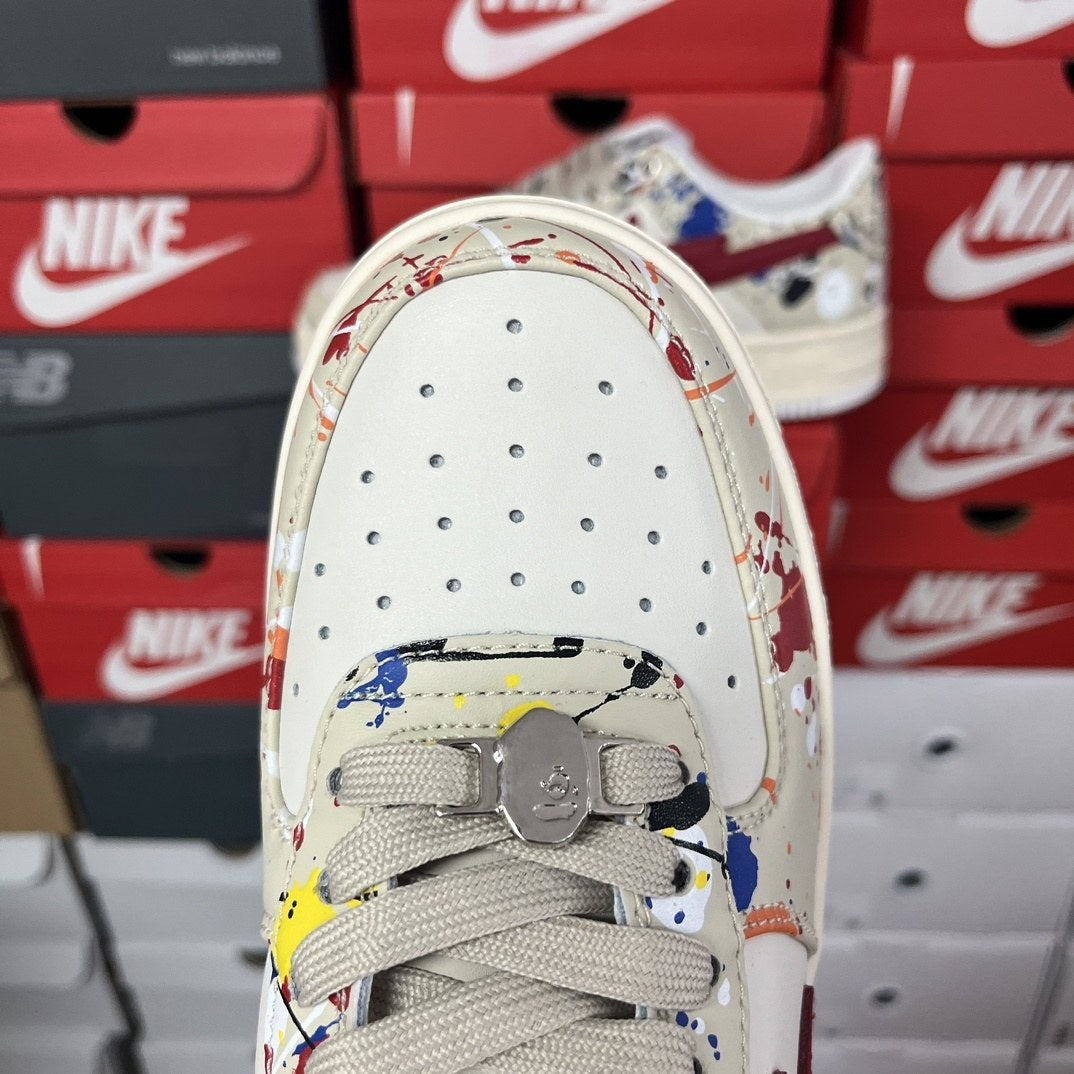 Bape Sta Paint Splatter