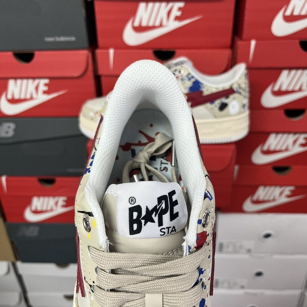 Bape Sta Paint Splatter