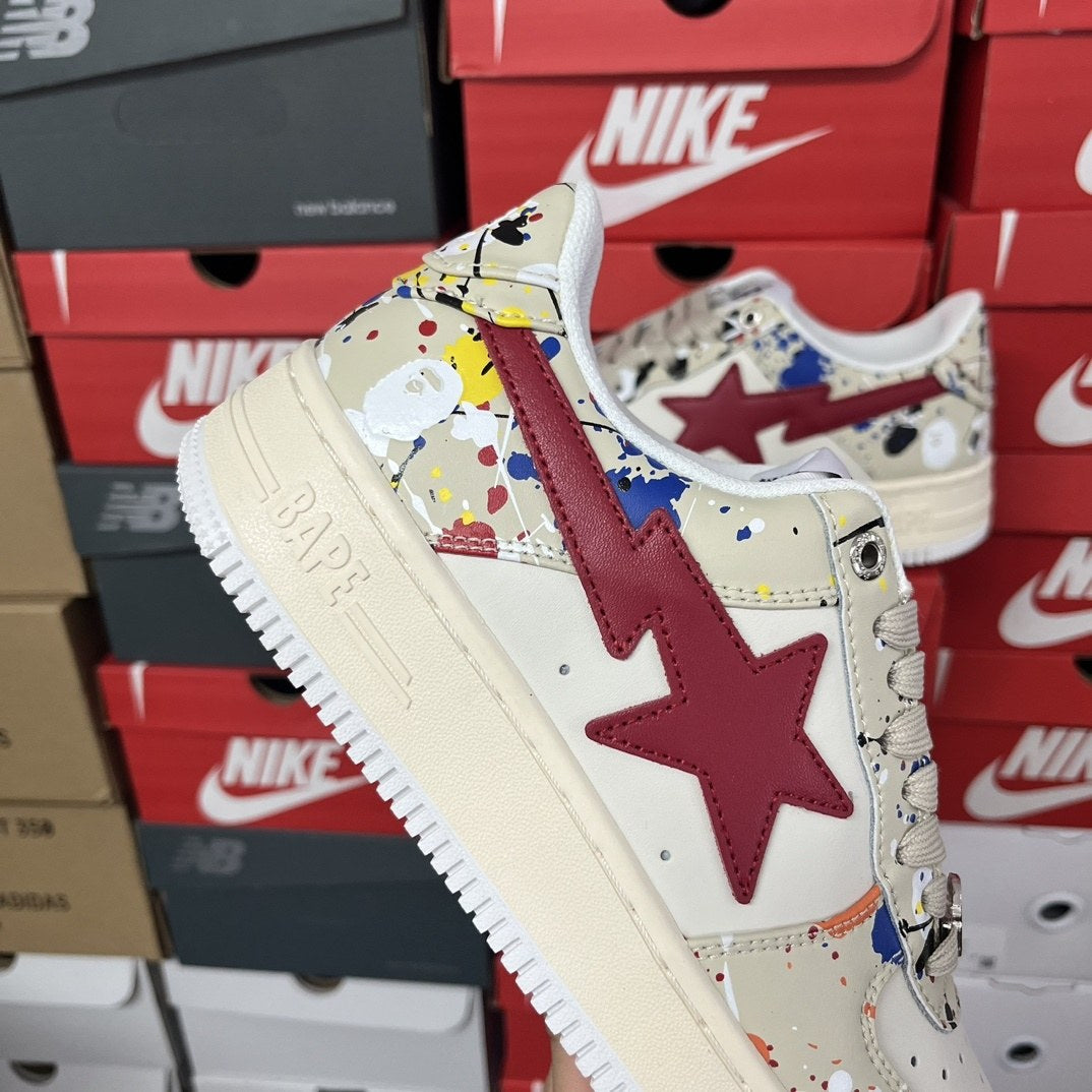 Bape Sta Paint Splatter