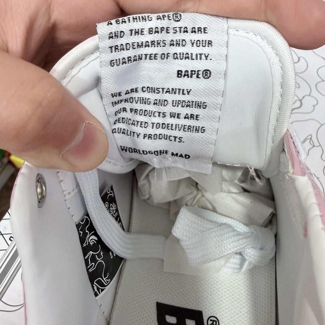 Bape Sta Pink Patent