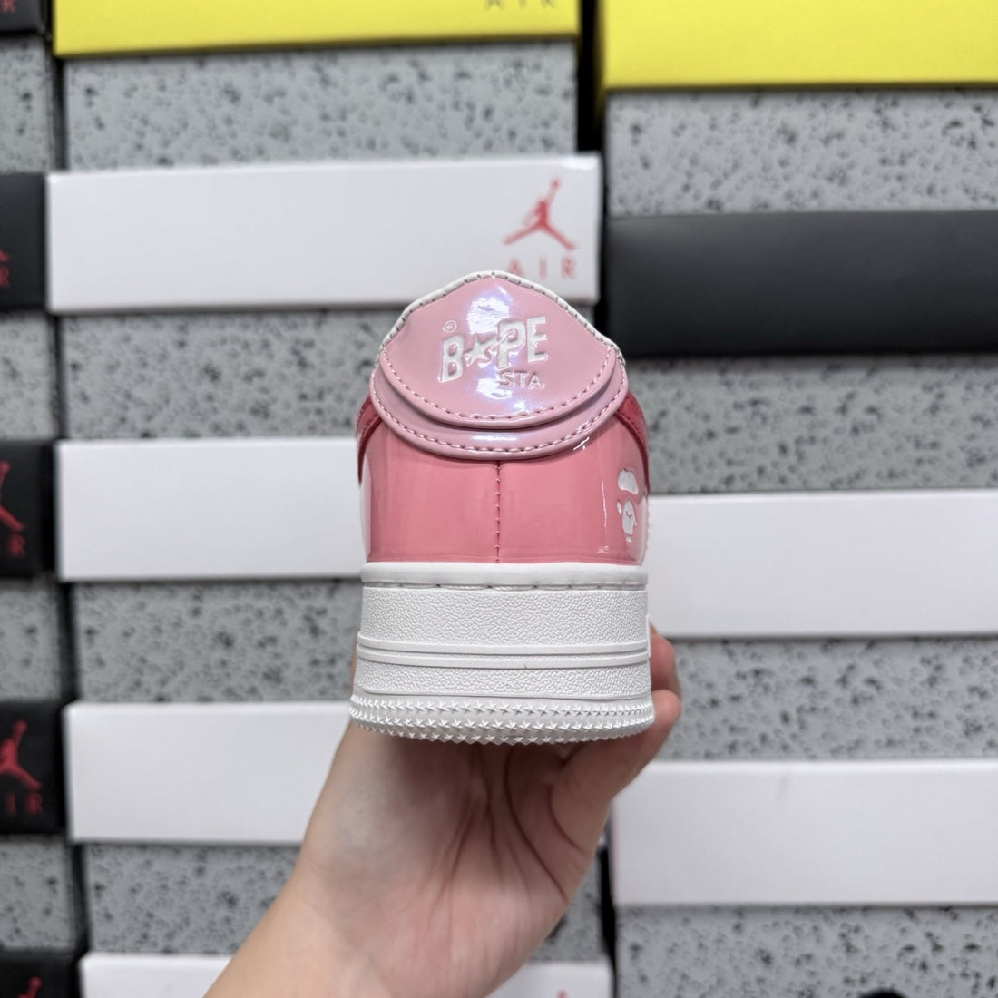 Bape Sta Pink Patent