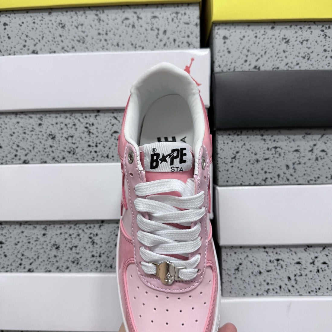 Bape Sta Pink Patent