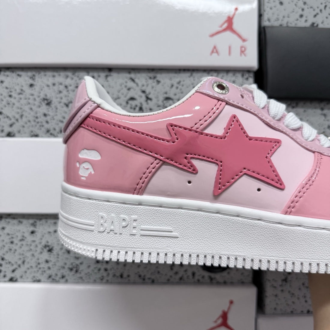 Bape Sta Pink Patent