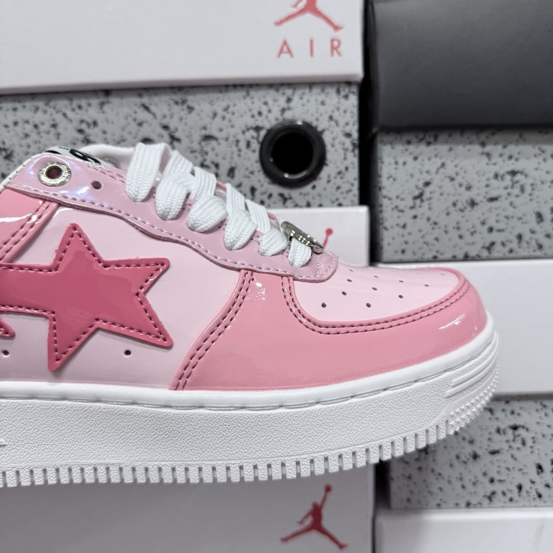 Bape Sta Pink Patent