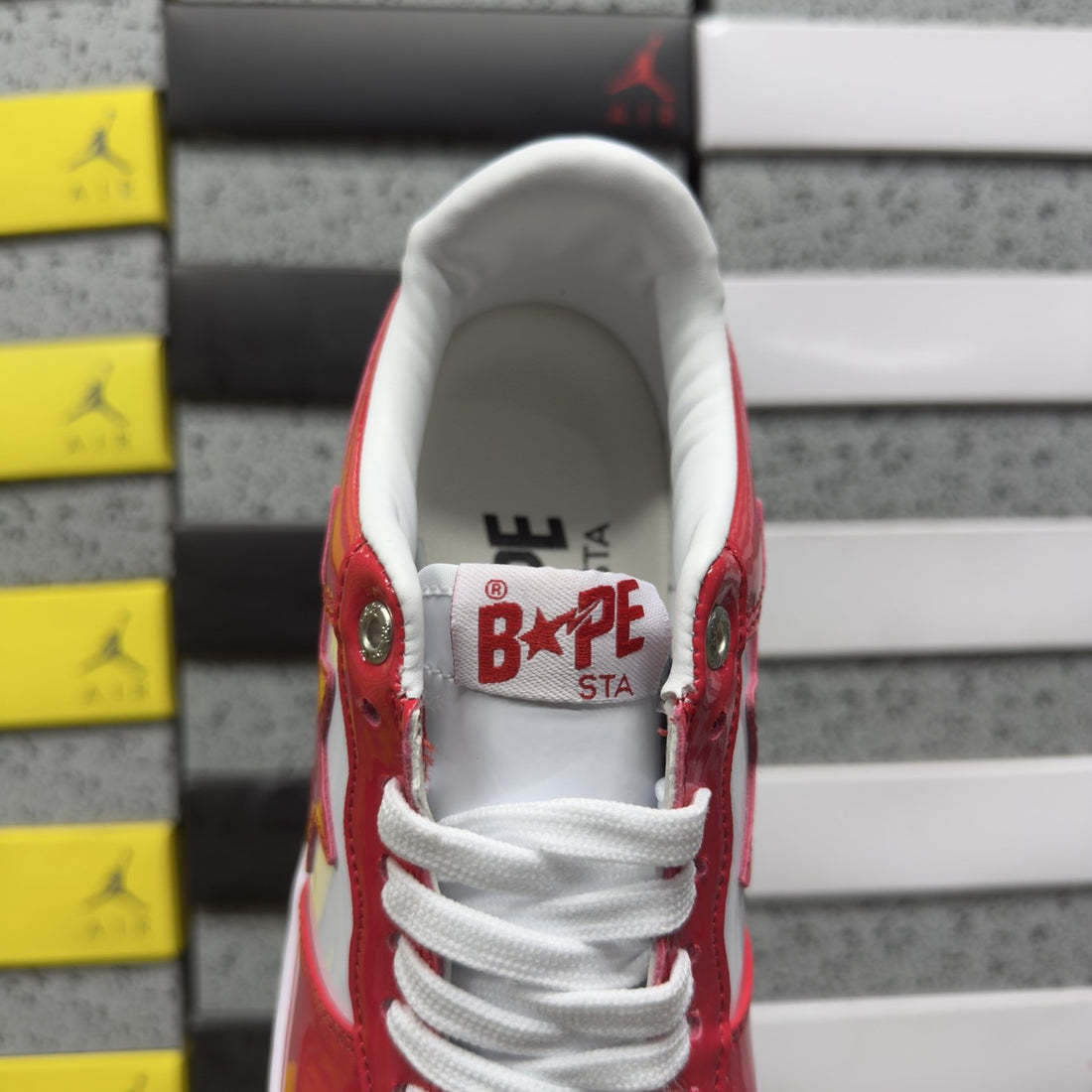 Bape Sta Red Patent