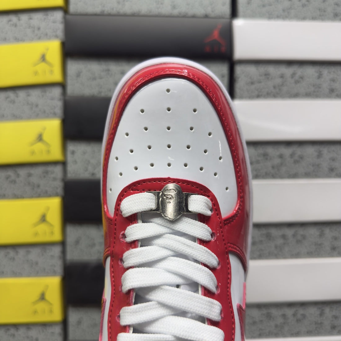 Bape Sta Red Patent