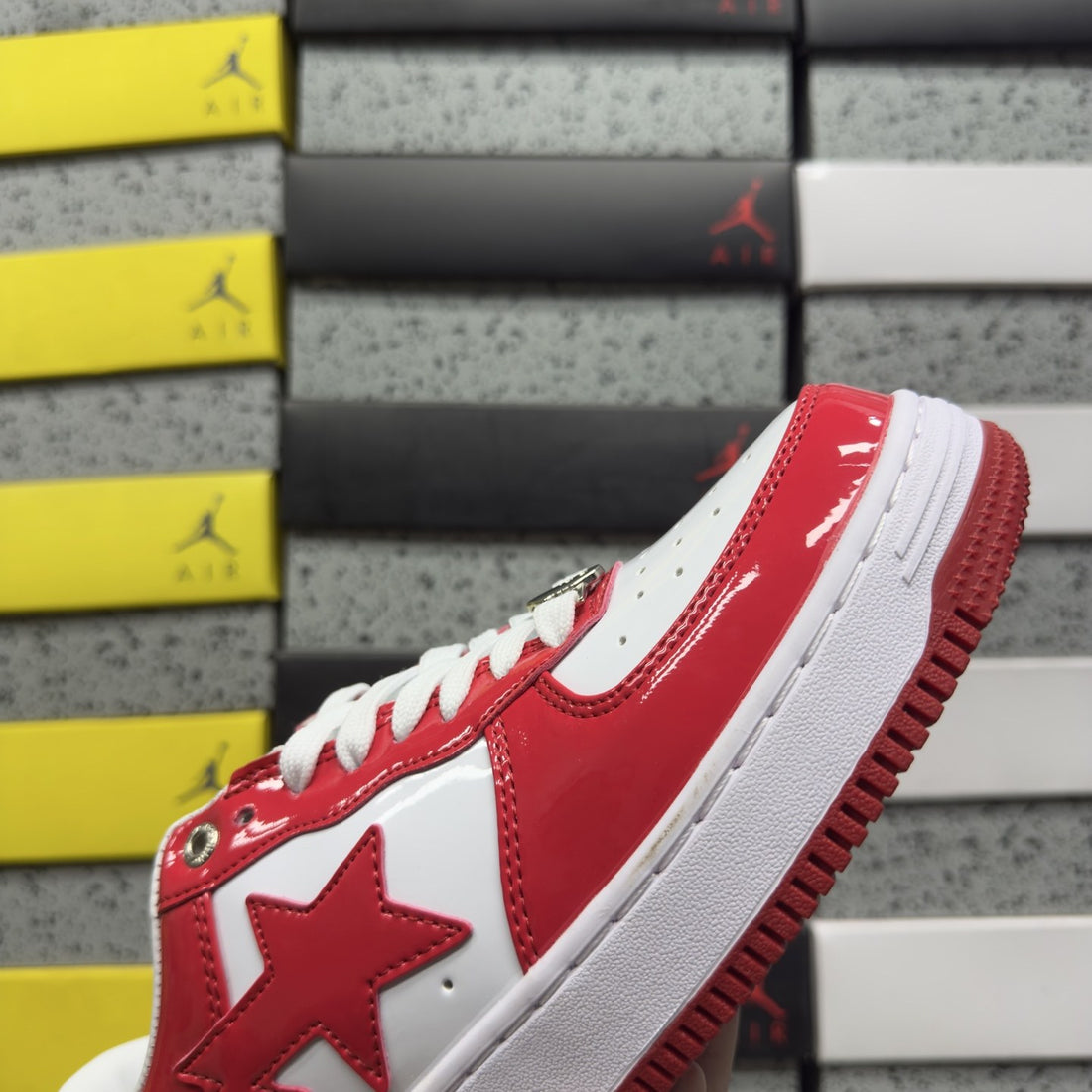 Bape Sta Red Patent