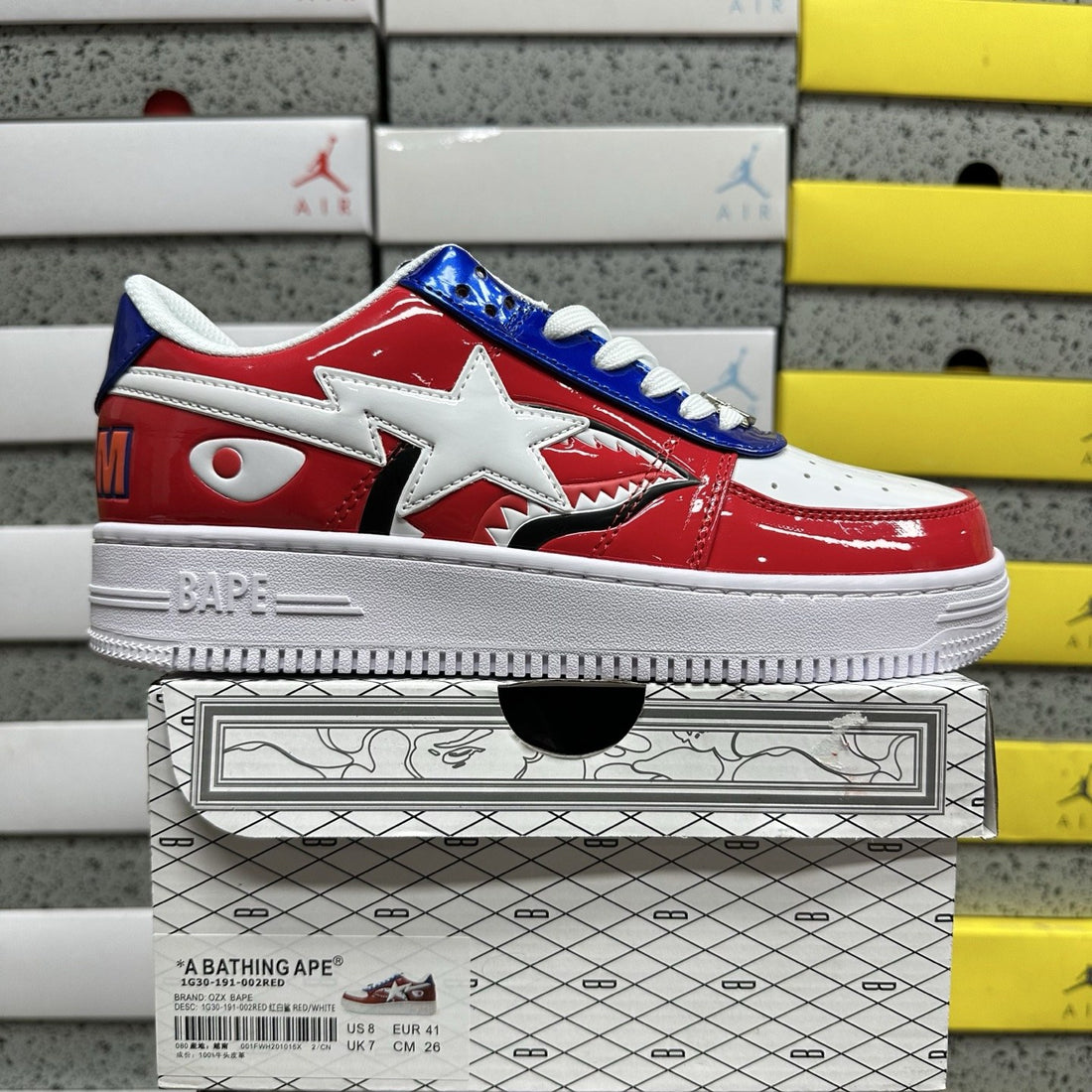 Bape Sta Red Shark