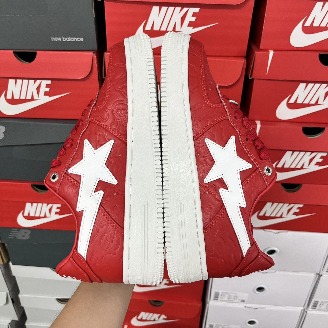 Bape Sta Red Suede