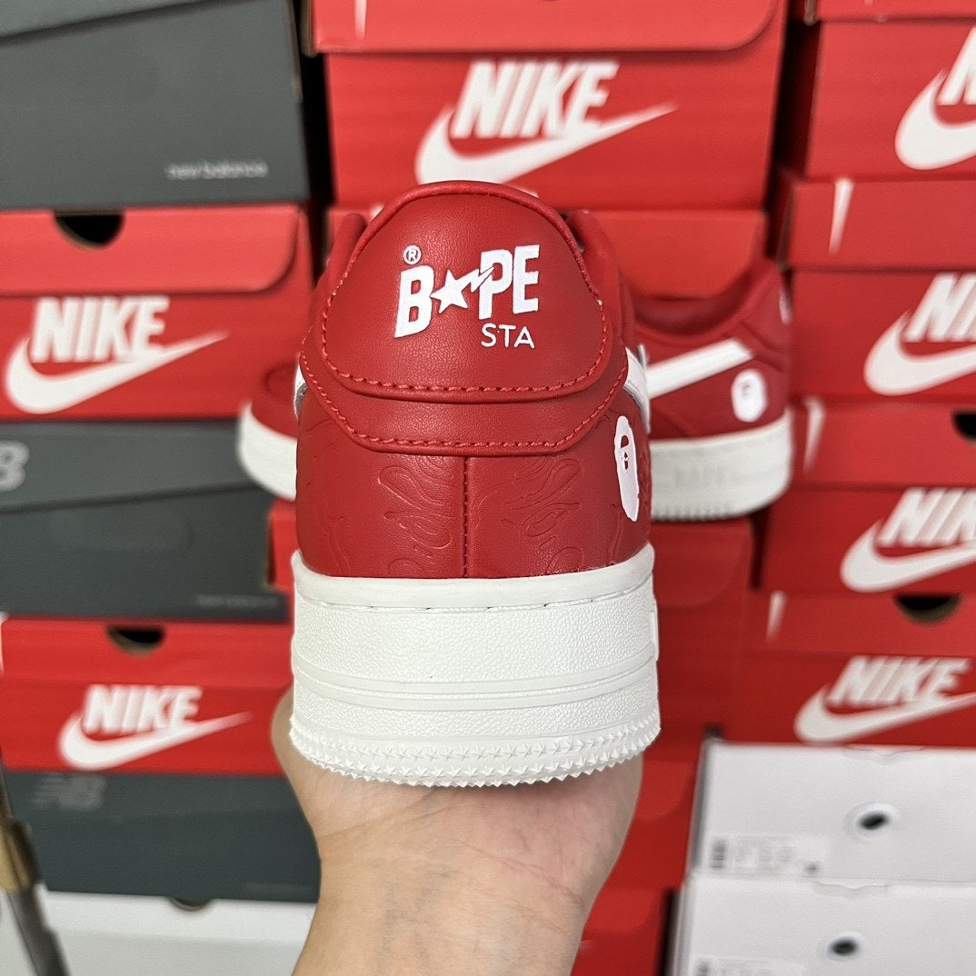 Bape Sta Red Suede