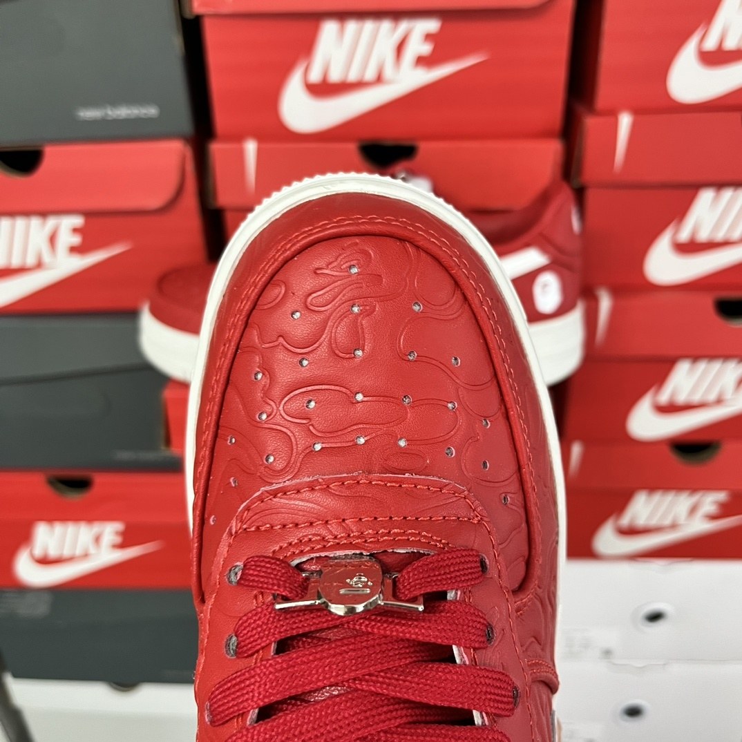 Bape Sta Red Suede