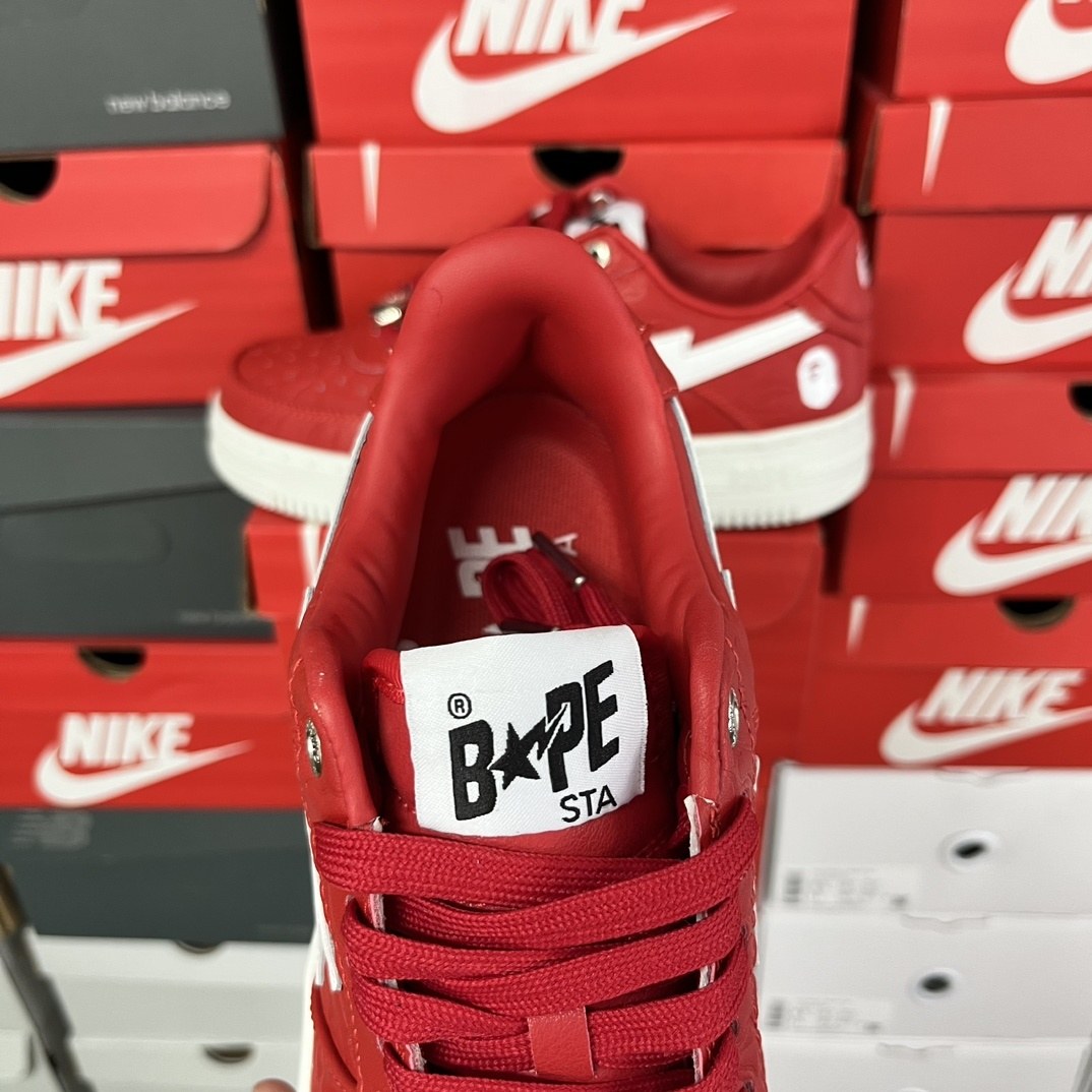 Bape Sta Red Suede