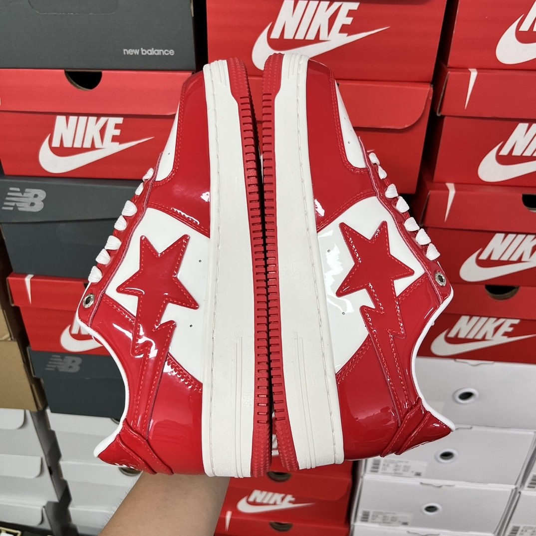 Bape Sta Red White