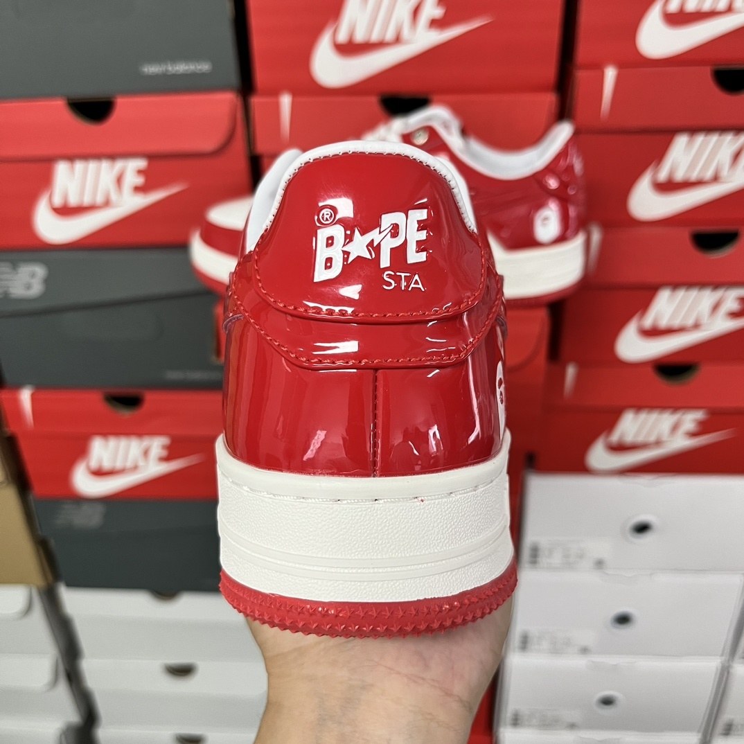 Bape Sta Red White